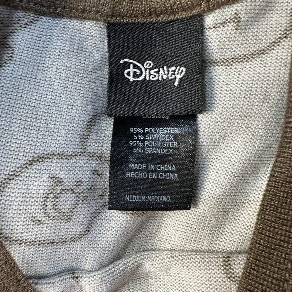 Disney‎ Winnie the Pooh Pajama Set Womens Medium Brown Knit Joggers 2pc - Picture 7 of 12